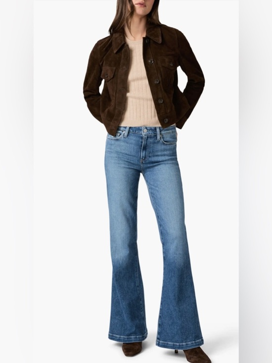 PAIGE Denim - PAIGE GENEVIEVE  High-Rise Flare Jeans